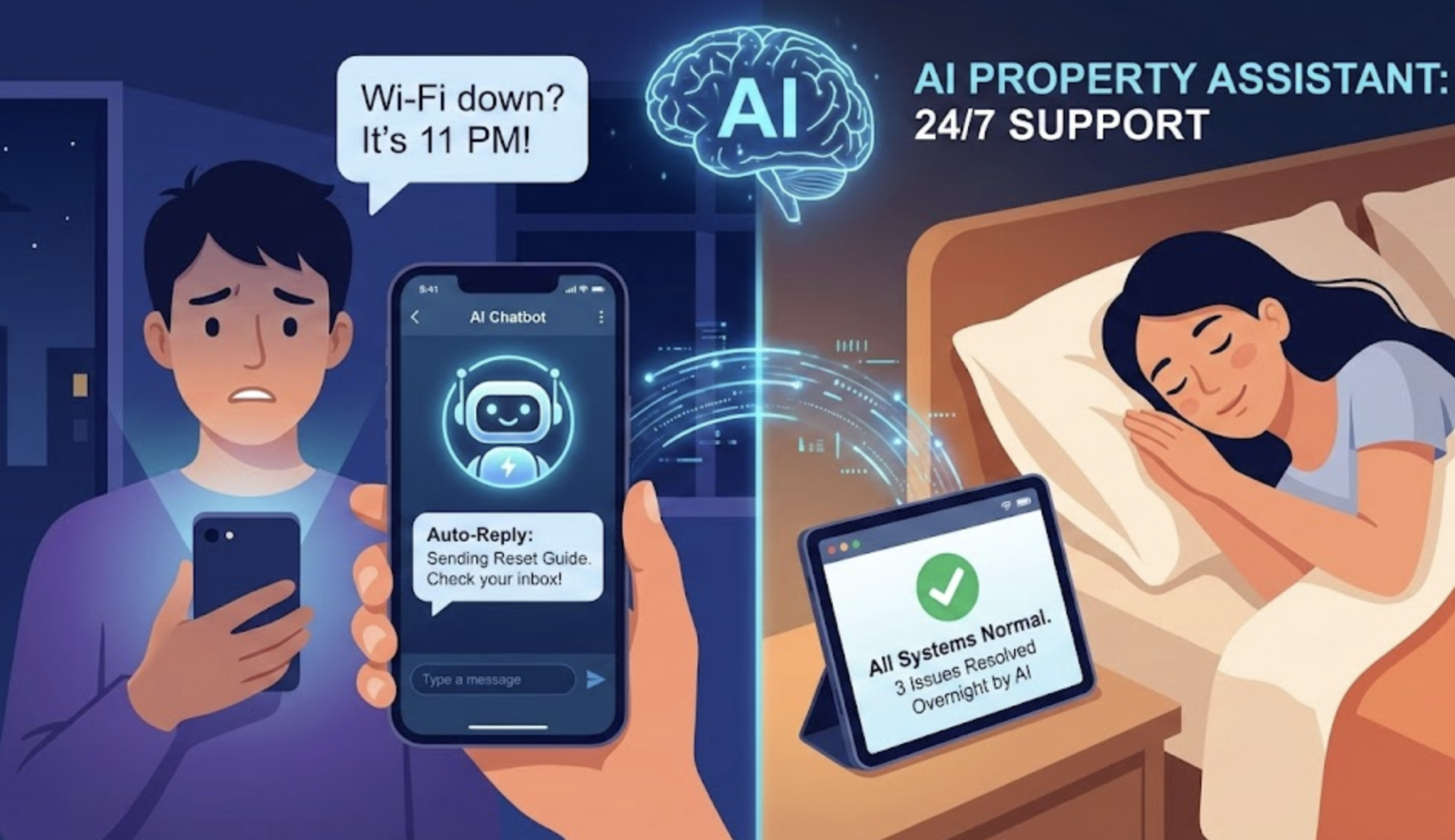 L'Assistente Invisibile: Come i Chatbot AI stanno ridefinendo la relazione Inquilino-Manager